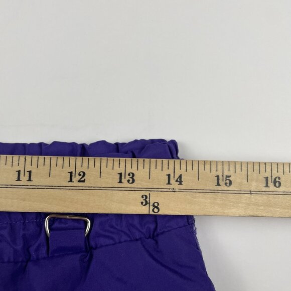 Columbia Snow Rain Pants Women’s 8 Nylon Elastic Waist/Ankle Purple Vintage - Picture 5 of 10
